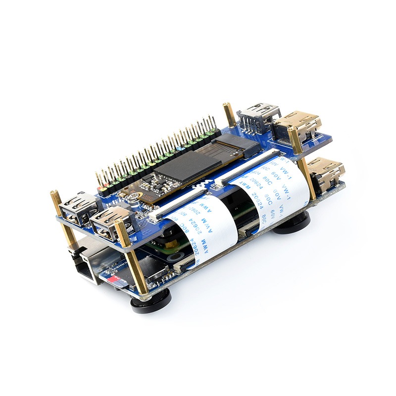 لوحة توسعة الرؤية الثنائية لـ  - مراجعة Raspberry Pi Compute Module 4 Dual Camera Board وسعره