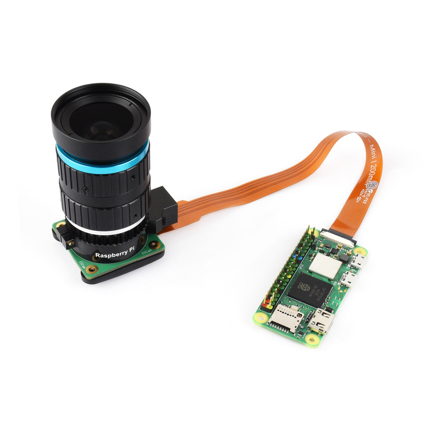 كاميرا وولي راسبيري باي الأصلي - مراجعة Raspberry Pi Global Shutter Camera Imx296 وسعره